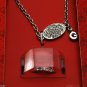 Guess Letter Silver G Ankle Bracelet Toe Ring Silver Metal Rhinestone Set