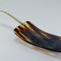 Vintage Tortoise Brass Metal Large Huge Hair Barrette