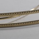 Vintage Gold Metal Rectangle Hair Barrette Accessorie