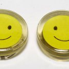 Vintage Nony New York Acrylic Smiley Face Button Covers