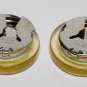 Vintage Nony New York Acrylic Smiley Face Button Covers