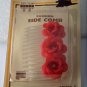 Vintage Tip Top Fashion Side Comb Hair Comb Red Flower MAde in USA NOC