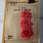 Vintage Tip Top Fashion Side Comb Hair Comb Red Flower MAde in USA NOC