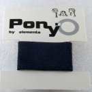 Vintage Retro Pony-O By Elements Ponytail Wrap Hair Accessorie Blue Suede