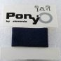 Vintage Retro Pony-O By Elements Ponytail Wrap Hair Accessorie Blue Suede