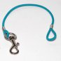 STRETCHY BUNGEE CORD AQUA KEYCHAIN PAGER CELL PHONE
