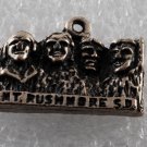 Vintage Mount Rushmore SD CHarm Pendant SIlver Metal Jewelry Making