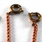 Vintage Copper Brass Chain Guard Extender Safety Clasp Catch Jewelry Making  6