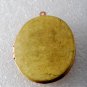 Vintage Oval Locket Raw Brass Copper 36x45mm Pendant Jewelry Making