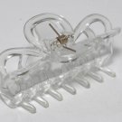 CLEAR LUCITE MADE FRANCE HAIR COMB CLIP ACCESSORIE