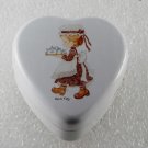 VTG Heart Shaped Tin Little Maid Sarah Kay Valentine Australia Made Switzerland