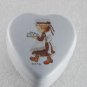 VTG Heart Shaped Tin Little Maid Sarah Kay Valentine Australia Made Switzerland