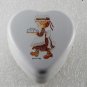 VTG Heart Shaped Tin Little Maid Sarah Kay Valentine Australia Made Switzerland