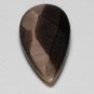 VTG Brown Glass Synthetic Cat Eye Faceted Bead Finding