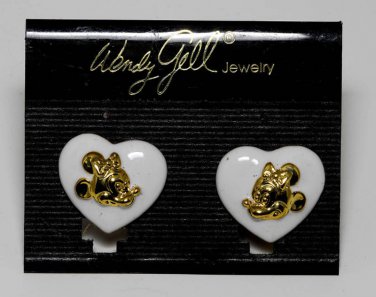 Wendy Gell Disney Minnie Mouse Clip On Earrings Jewelry