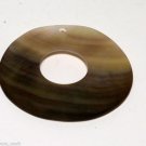 Vintage Round Abalone Shell Pendant Finding Jewelry
