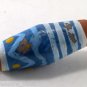 Vintage Red Clay Painted Large Barrel Bead