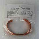 Vintage Copper Bracelet Made in India Rope Style Jewelry New