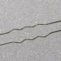 Small Silver Metal Faux Pearl Small Hair Fork Pin New