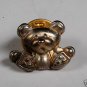 SILVER TONE METAL VINTAGE TEDDY BEAR PIN JEWELRY