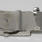 Vintage Rinestone Heart Silver Metal Belt Buckle