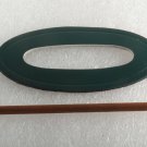 Vintage Green Leather Hair Stick Hair Barrette  Ladies Accessorie
