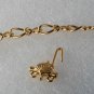 Vintage Richelieu Clam Shell Two Strand Gold Metal Chain Hook Clasp