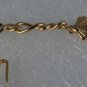 Vintage Richelieu Clam Shell Two Strand Gold Metal Chain Hook Clasp