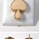 VINTAGE 70’S PSYCHEDELIC BEIGE ENAMEL MUSHROOM PIN