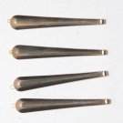 Vintage Gold Tone Set of 6 Metal Bobby Pins Hair Pins