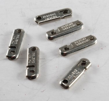 Vintage Silver Metal Slide Clasp Jewelry Making Clasp 6 Patent #3427891