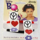 Goody Baby Bo Bo's Pair Hair Elastic Hair Accessories 1997 NOC