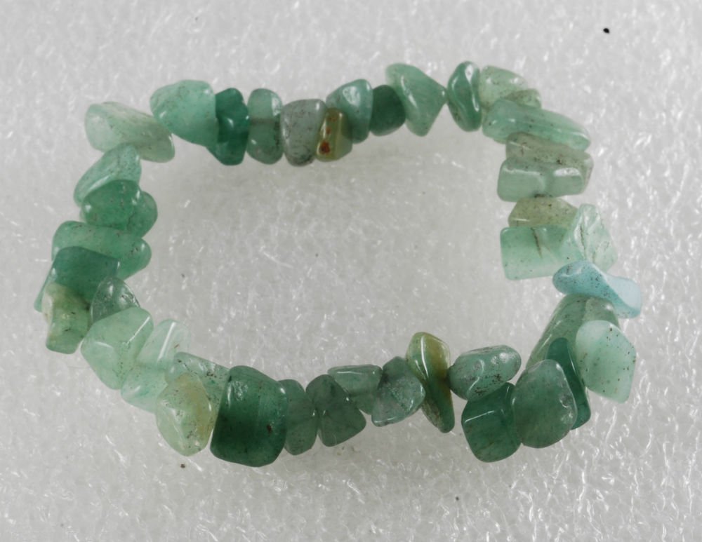 Gorgeous Aventurine STone Gem Stretchy Elastic Bracelet Jewelry