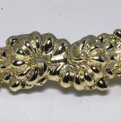 Vintage  France Gold Metal Mollusk Shell Hair Barrette
