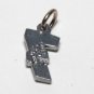 Vintage Chzech-Slovak Lucky Number 7 Charm Pendant Clea