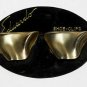 Vintage Gold Tone Metal Crinkle Eduardo Shoe Clips Accessories