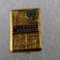 Vintage 4 H Pin Electric Energy Enamel Brass Metal Jewelry