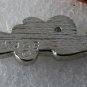 Vintage "Flirt" Keychain By Image Key Fob Silver tone Metal