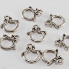 Set of 8 One side of Toggle Clasp No Bar Jump Ring Jewelry Making Finding