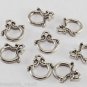 Set of 8 One side of Toggle Clasp No Bar Jump Ring Jewelry Making Finding