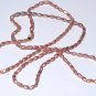 Vintage Pink Shell Bead Strand Jewelry Making Necklace