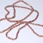 Vintage Pink Shell Bead Strand Jewelry Making Necklace