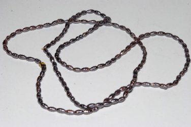 Vintage Purple Shell Bead Strand Jewelry Making Necklac