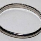 Vintage Silver Tone Metal Etched Bracelet Jewelry