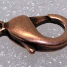 Vintage Copper Lobster Claw Clasp Jewelry Making
