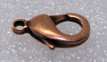Vintage Copper Lobster Claw Clasp Jewelry Making