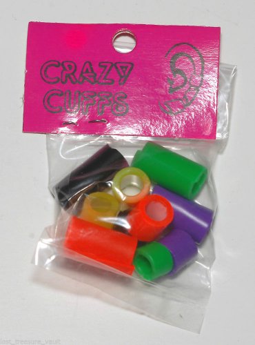 RETRO CRAZY CUFF EAR CUFFS PLASTIC EAR CUFF EARRINGS