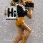 Vintage 1970's DIsco Pin Hi BoomBox Afro Shorts Jewelry Paint Chipping NOS
