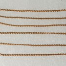 VTG Copper Brass Chain Guard Extender Safety Clasp Catch Jewelry Making Ridged