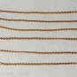 VTG Copper Brass Chain Guard Extender Safety Clasp Catch Jewelry Making Ridged